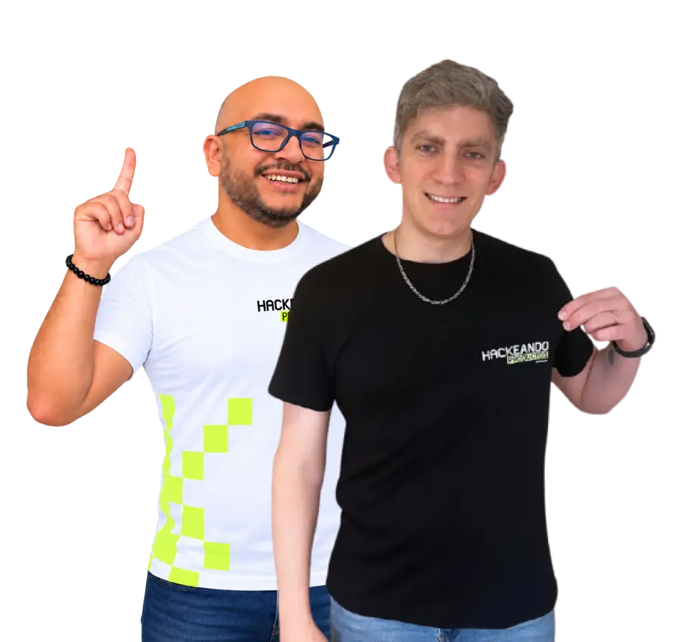 Lucas y Crisva, conductores de Hackeando Productos